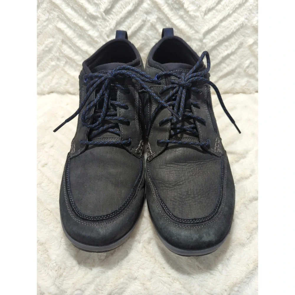 S4 Men's Rockport Hydro Shield Waterproof Lace Up Shoe Sz 13 Black‎